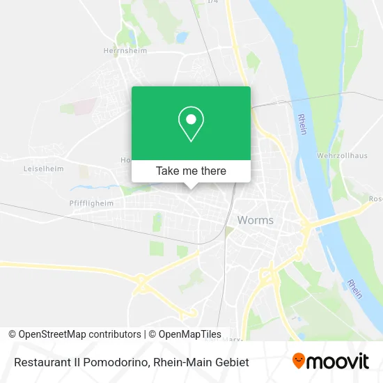 Карта Restaurant Il Pomodorino