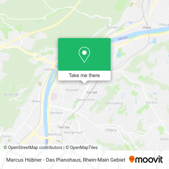 Карта Marcus Hübner - Das Pianohaus