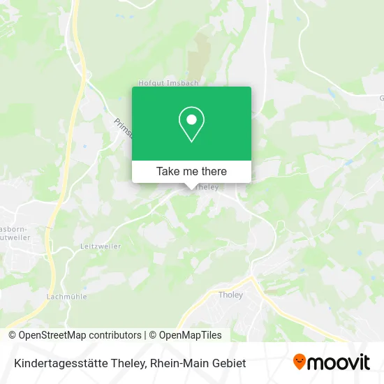 Карта Kindertagesstätte Theley