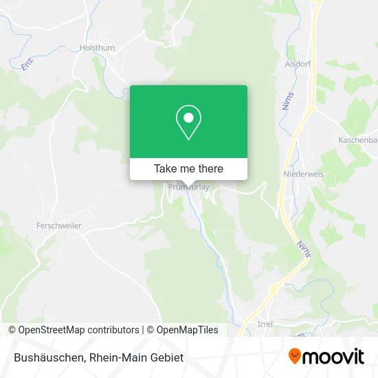 Карта Bushäuschen