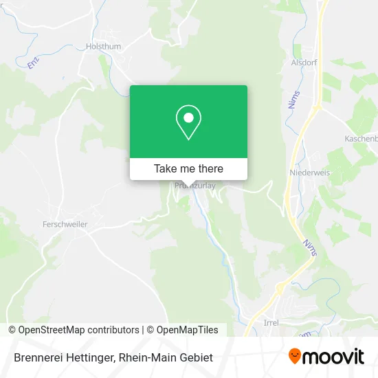 Карта Brennerei Hettinger