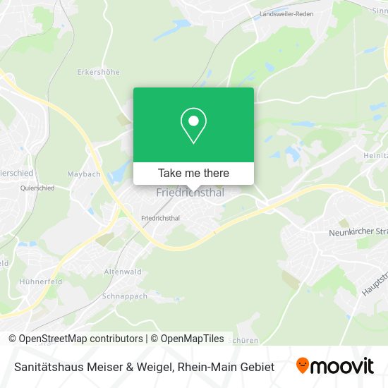 Карта Sanitätshaus Meiser & Weigel