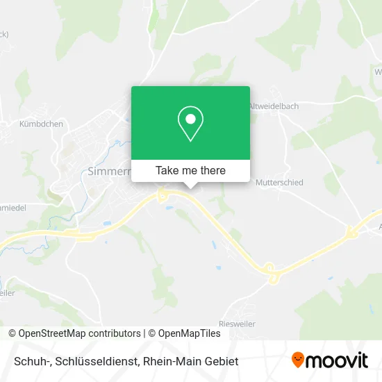 Карта Schuh-, Schlüsseldienst