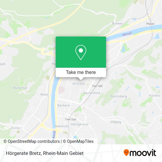 Карта Hörgerate Bretz