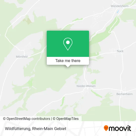 Карта Wildfütterung