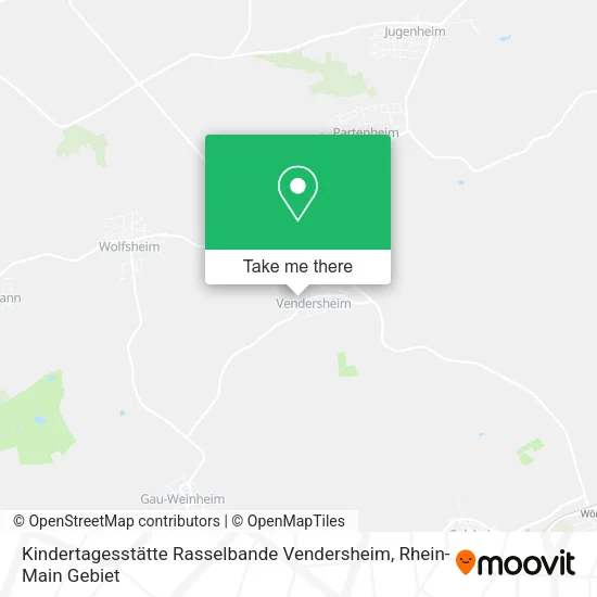 Карта Kindertagesstätte Rasselbande Vendersheim