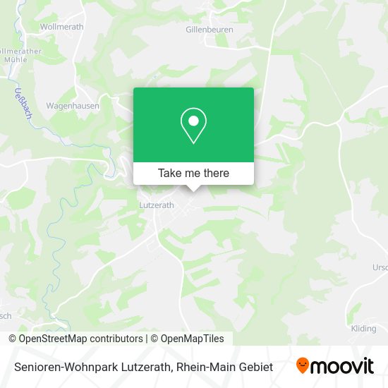 Карта Senioren-Wohnpark Lutzerath