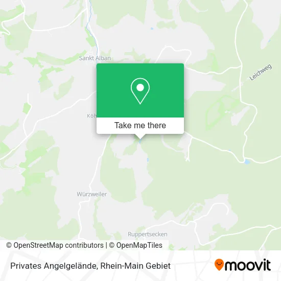 Privates Angelgelände map