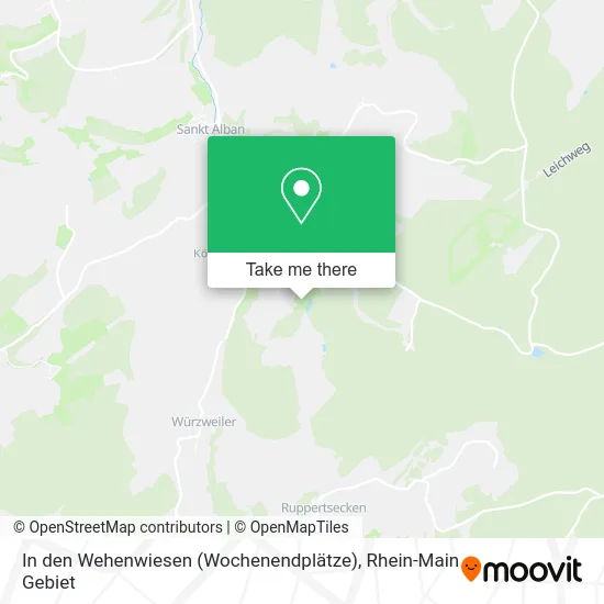 Карта In den Wehenwiesen (Wochenendplätze)