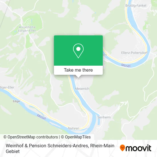 Карта Weinhof & Pension Schneiders-Andres