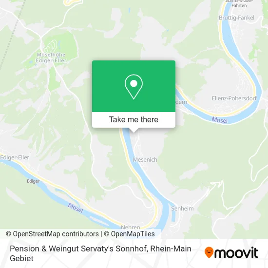 Карта Pension & Weingut Servaty's Sonnhof