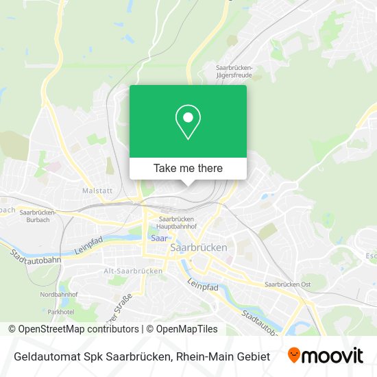 Карта Geldautomat Spk Saarbrücken