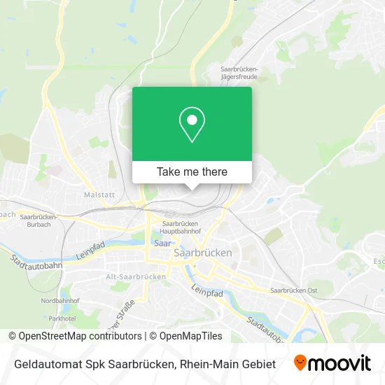 Карта Geldautomat Spk Saarbrücken