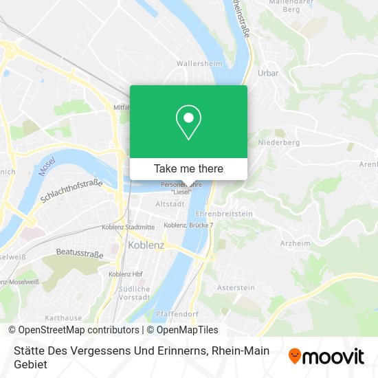 Карта Stätte Des Vergessens Und Erinnerns
