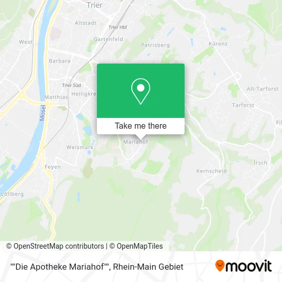 Карта ""Die Apotheke Mariahof""
