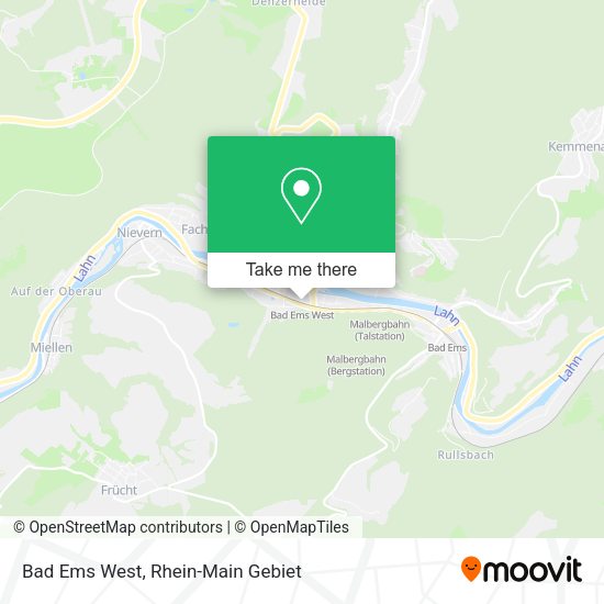 Карта Bad Ems West