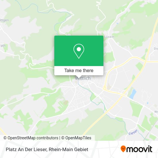 Карта Platz An Der Lieser