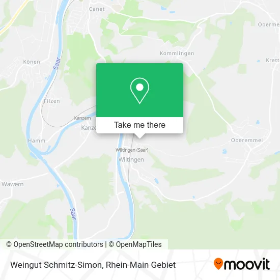 Карта Weingut Schmitz-Simon