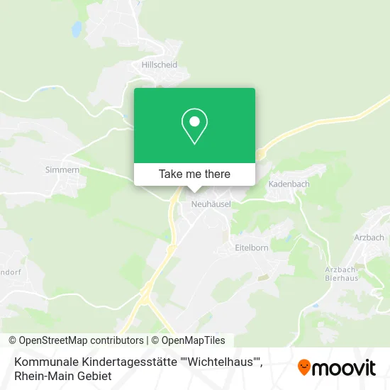 Карта Kommunale Kindertagesstätte ""Wichtelhaus""