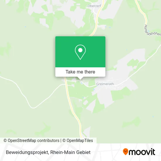 Карта Beweidungsprojekt
