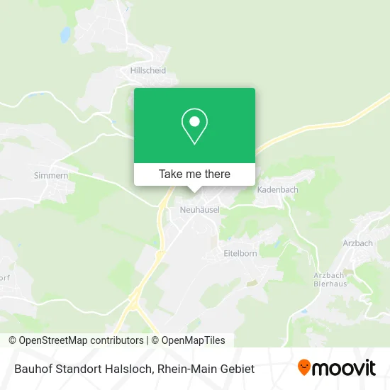 Карта Bauhof Standort Halsloch