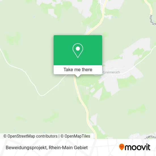 Карта Beweidungsprojekt