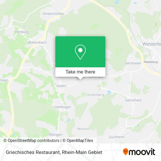 Карта Griechisches Restaurant