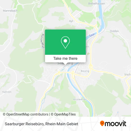 Карта Saarburger Reisebüro