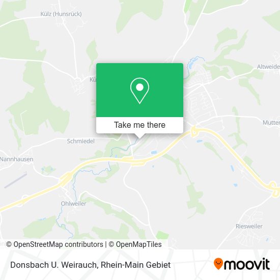 Карта Donsbach U. Weirauch