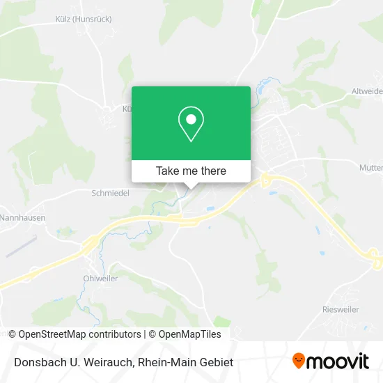 Карта Donsbach U. Weirauch