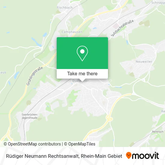 Карта Rüdiger Neumann Rechtsanwalt