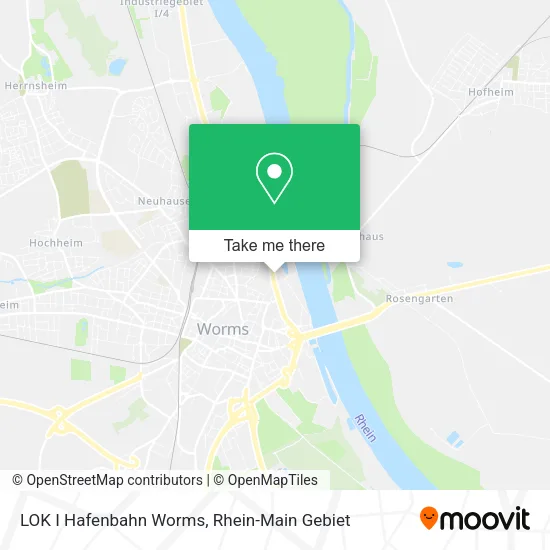 Карта LOK I Hafenbahn Worms