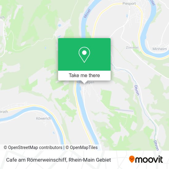 Карта Cafe am Römerweinschiff