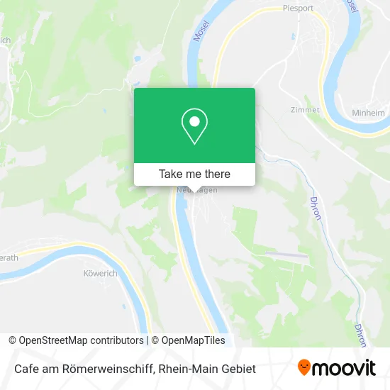 Карта Cafe am Römerweinschiff