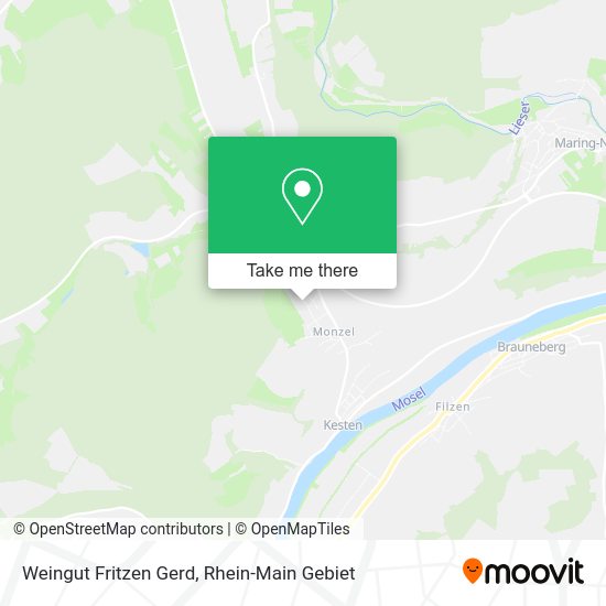 Карта Weingut Fritzen Gerd