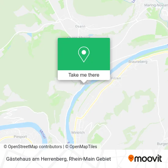 Карта Gästehaus am Herrenberg