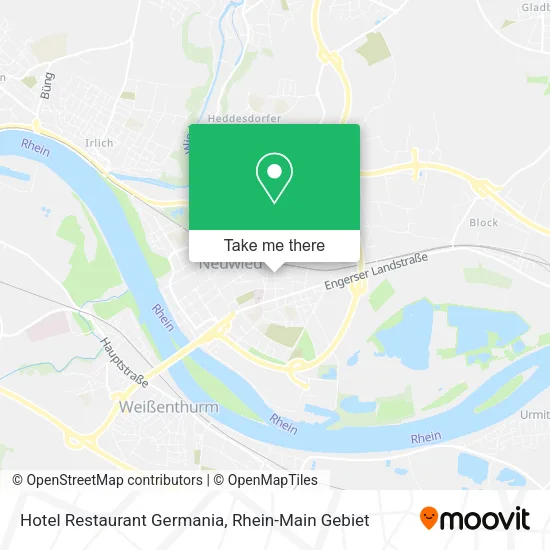 Карта Hotel Restaurant Germania