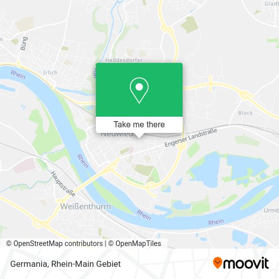 Карта Germania