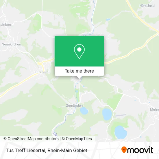 Карта Tus Treff Liesertal