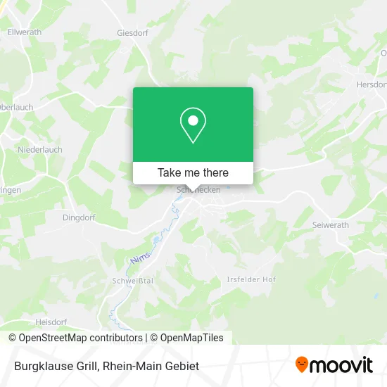 Карта Burgklause Grill