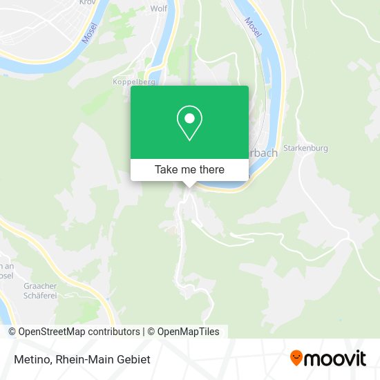 Карта Metino