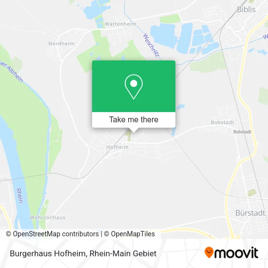 Карта Burgerhaus Hofheim