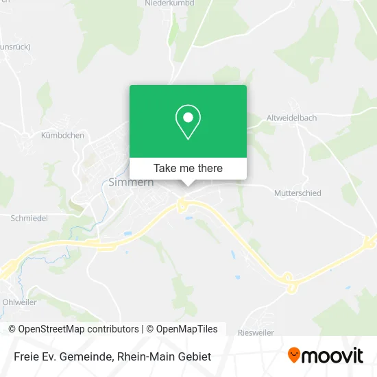 Карта Freie Ev. Gemeinde