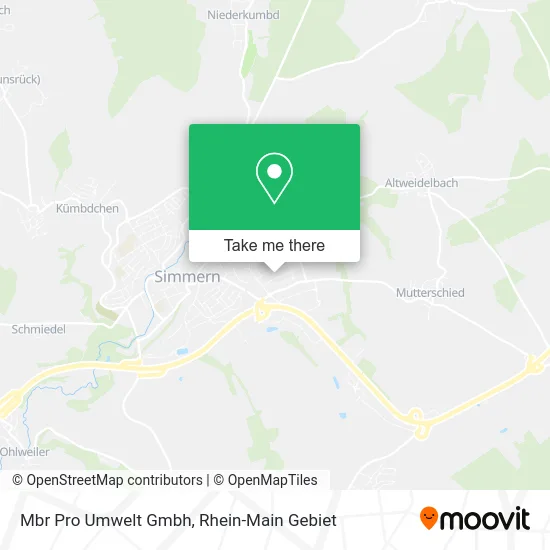 Карта Mbr Pro Umwelt Gmbh