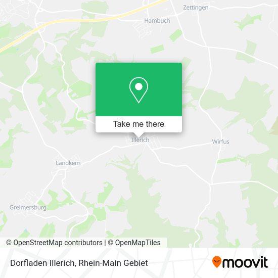 Dorfladen Illerich map