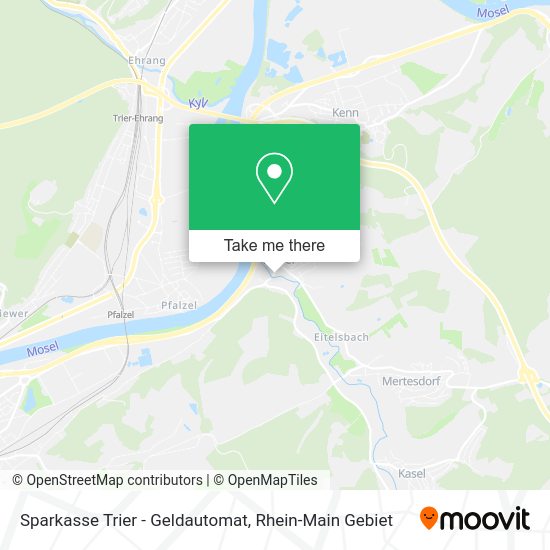 Карта Sparkasse Trier - Geldautomat