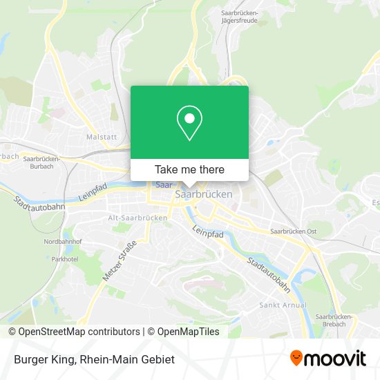 Карта Burger King