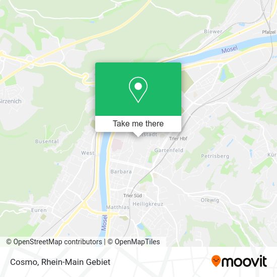 Карта Cosmo