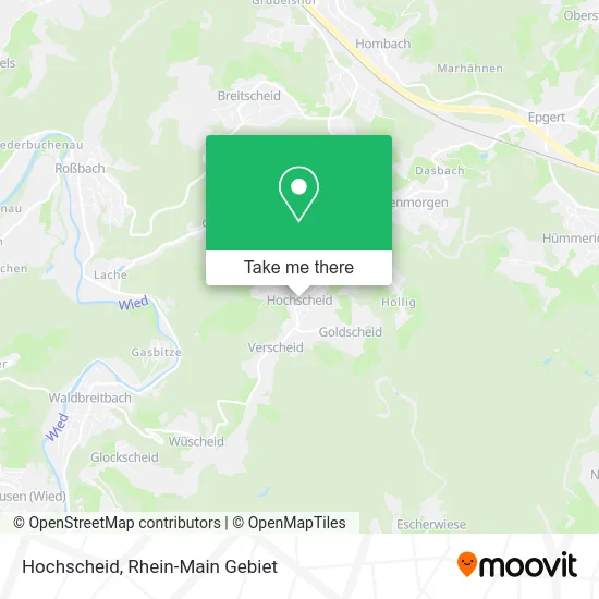 Карта Hochscheid