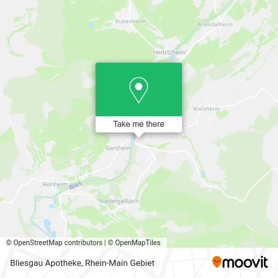 Карта Bliesgau Apotheke